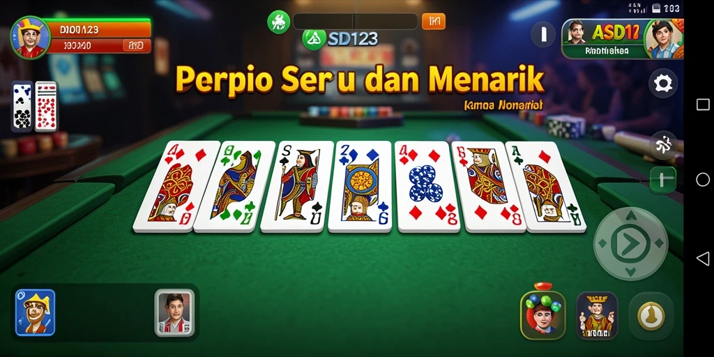 Tampilan gameplay Domino yang seru dan interaktif.