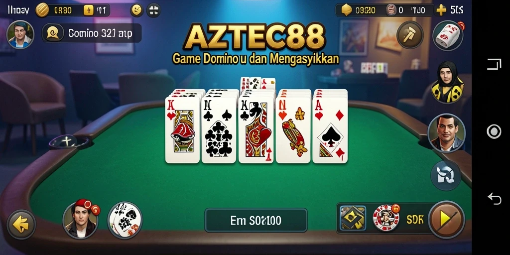 Tampilan gameplay seru dan menantang di AZTEC88.
