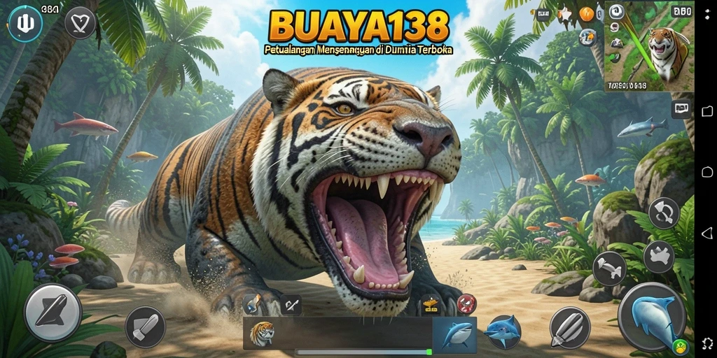 Gameplay BUAYA138 menampilkan petualangan tanpa batas di dunia terbuka.
