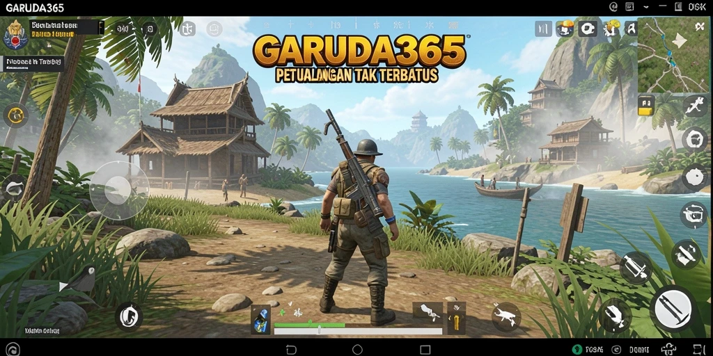 Screenshot gameplay Open World yang menampilkan eksplorasi luas.