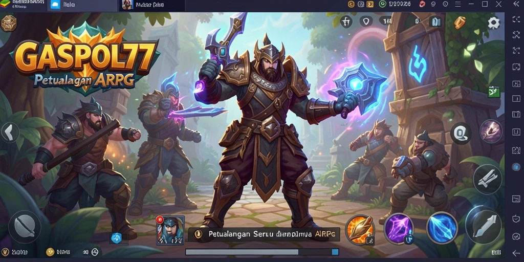 Tangkapan layar gameplay GASPOL77 yang menunjukkan aksi seru dalam petualangan ARPG.