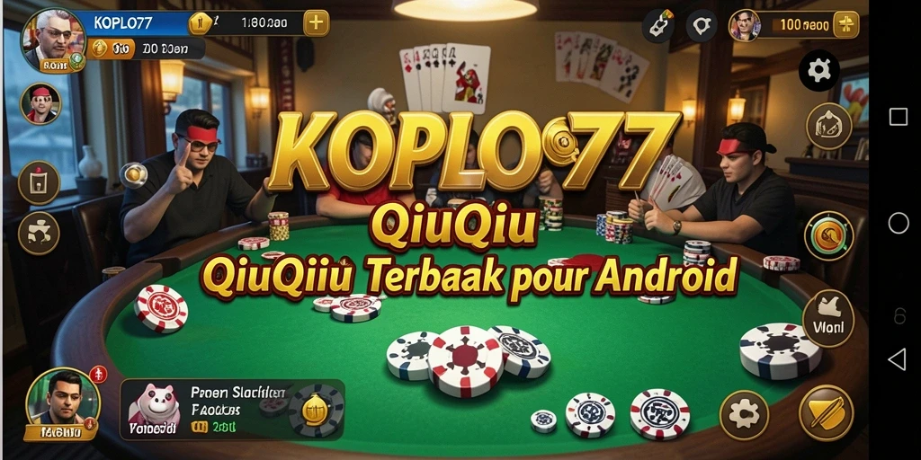Screenshot utama KOPLO77 menunjukkan aksi seru dalam permainan QiuQiu.