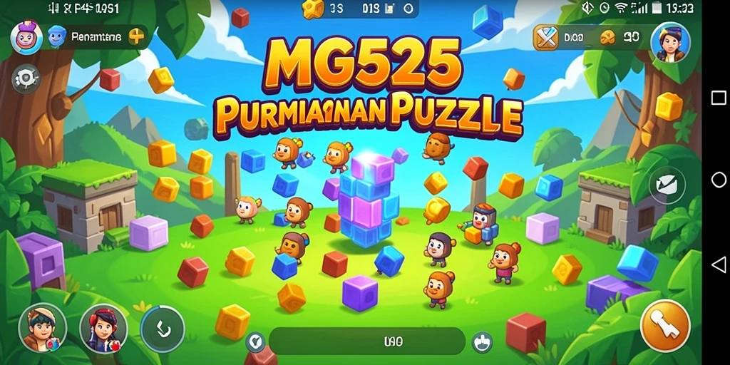 Tampilan gameplay menarik dari MG525 dengan berbagai puzzle menantang.