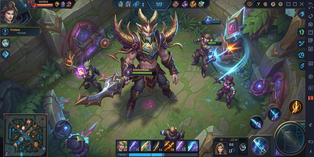 Menampilkan gameplay seru dalam PAKARJP dengan pertarungan tim yang menarik.