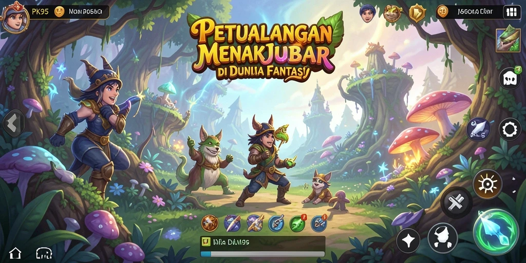 Screenshot gameplay PK95 menampilkan aksi seru dalam petualangan.