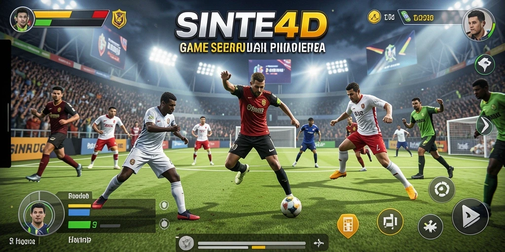 Screenshot gameplay yang menampilkan aksi seru dalam SINTE4D.