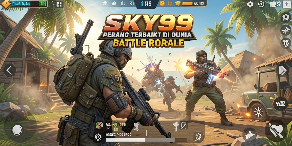 Gameplay seru SKY99 dengan aksi Battle Royale yang memukau.